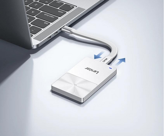 Жесткий диск Lexar SSD TouchLock с разблокировкой NFC и поддержкой MagSafe